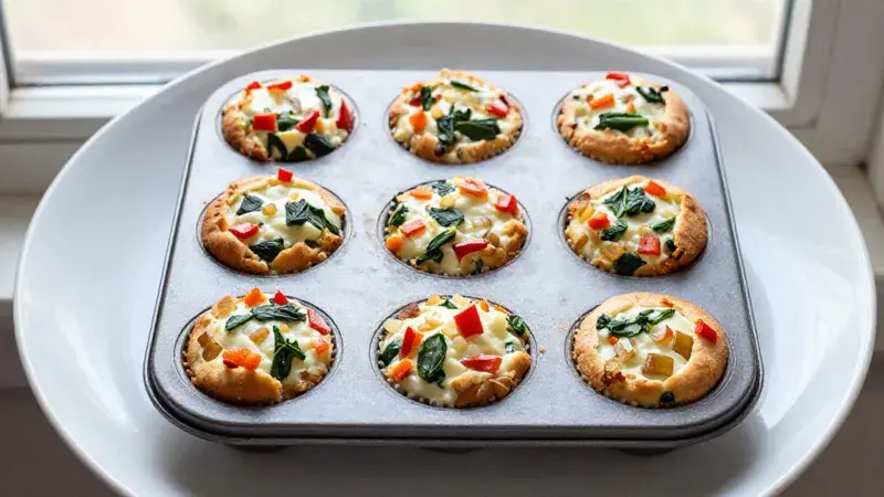Savoury Egg-White Muffins