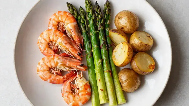 Garlic-Butter Bliss Shrimp Plate