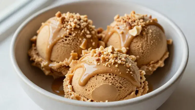 Peanut Butter Protein Ice Cream