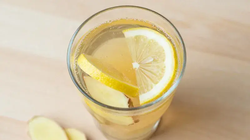 Probiotic Ginger Lemon Drink