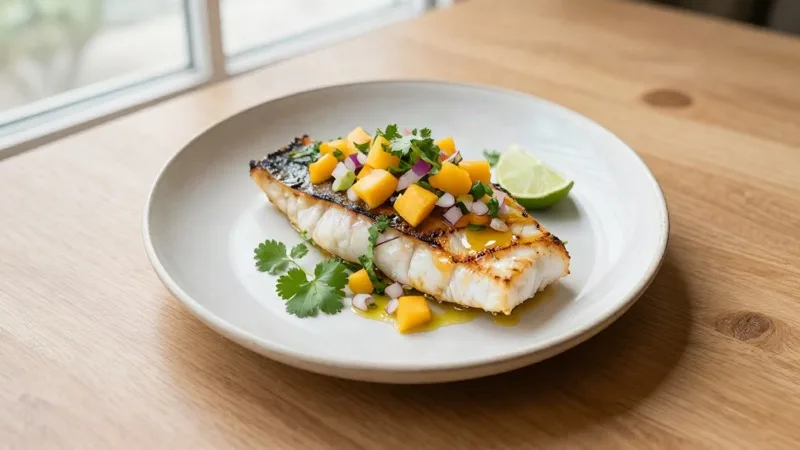 Grilled Mahi Mahi with Mango Salsa