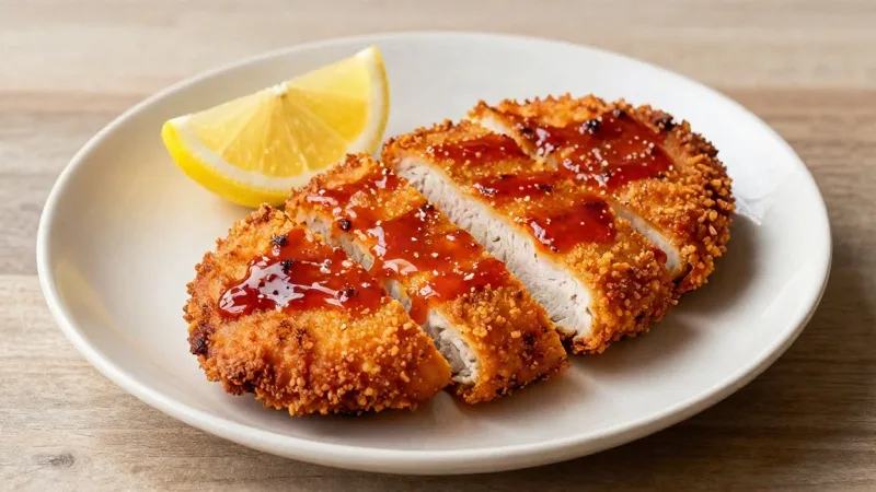 Air-Fryer Peri-Peri Chicken Katsu Cutlet