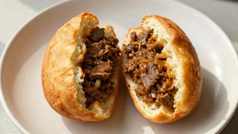 Vetkoek with Savoury Mince