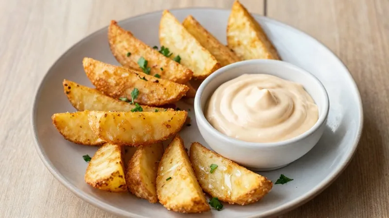 Air-Fryer Potato Wedges