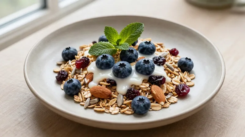 Homemade Muesli with Nut Milk