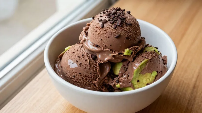 Avocado Chocolate Ice Cream