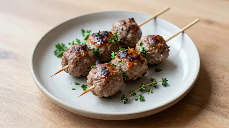 Meatball Skewers