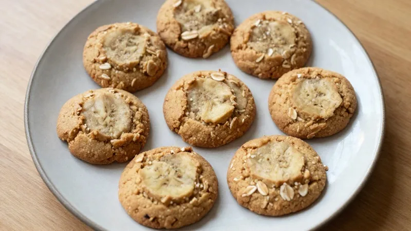 Banana Oat Cookies