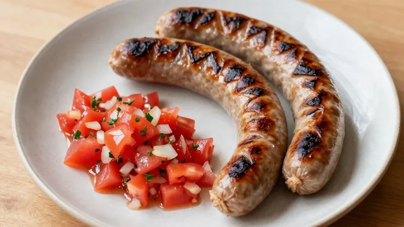 Boerewors with Tomato Relish