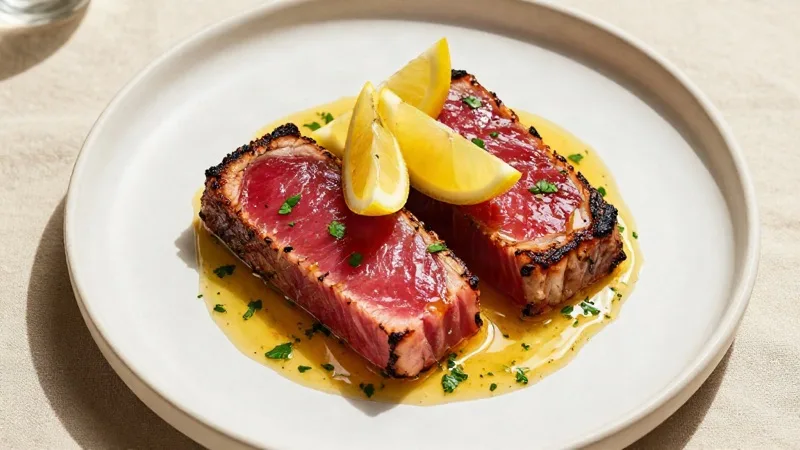Tuna Steaks in Butter