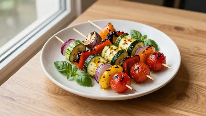 BBQ Veggie Skewers