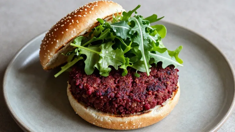 Beetroot & Lentil Burgers