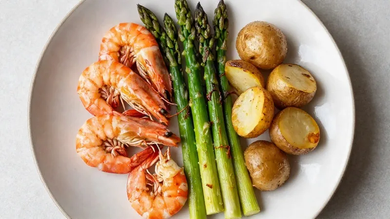 Garlic-Butter Bliss Shrimp Plate