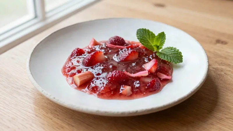 Rhubarb & Strawberry Jam