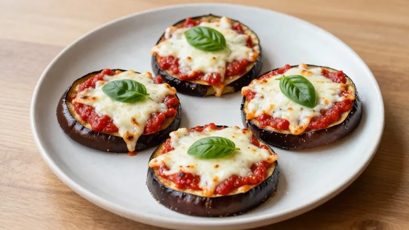 Eggplant Pizza Slices