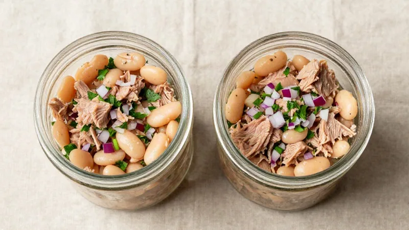 Tuna & White Bean Prep Pots