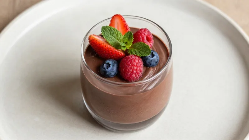 Chocolate Avocado Mousse