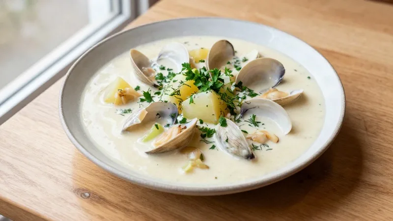 New England Clam Chowder (Garden Version)