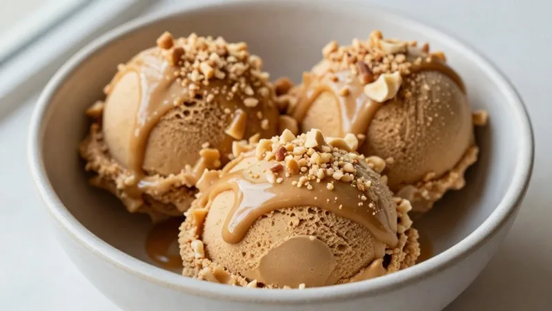 Peanut Butter Protein Ice Cream