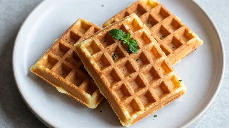 Cassava Flour Waffles