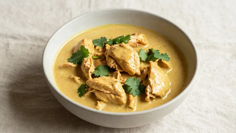 Keto Coconut Chicken Curry