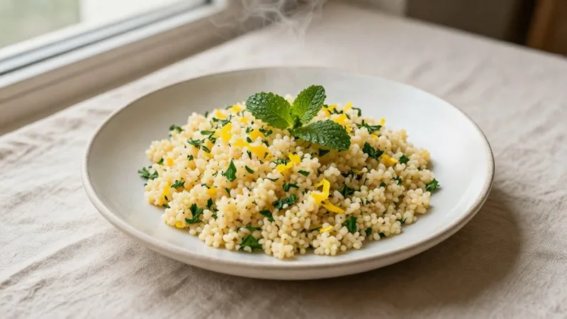 French–North African Lemon-Herb Couscous