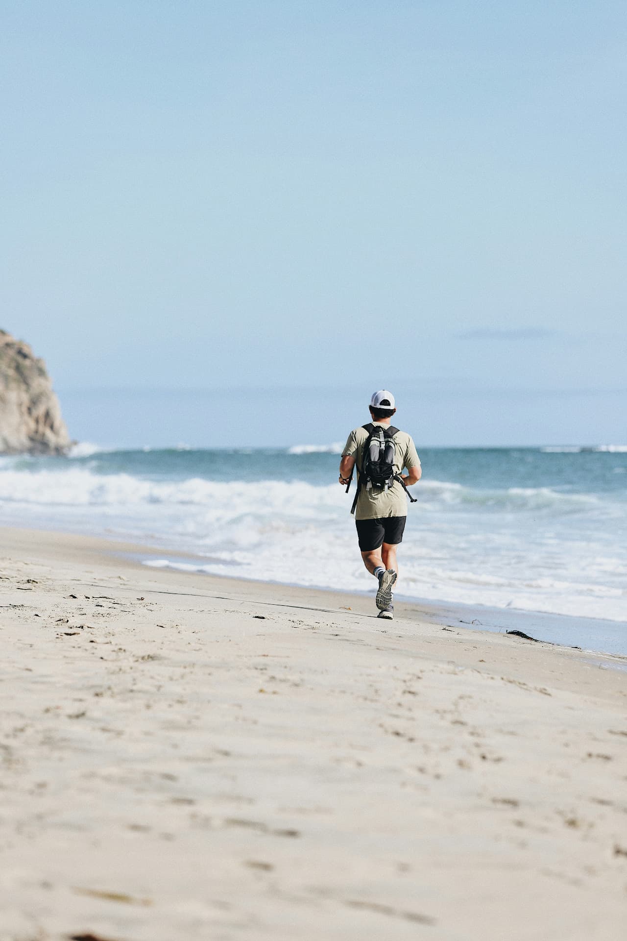 Beach running