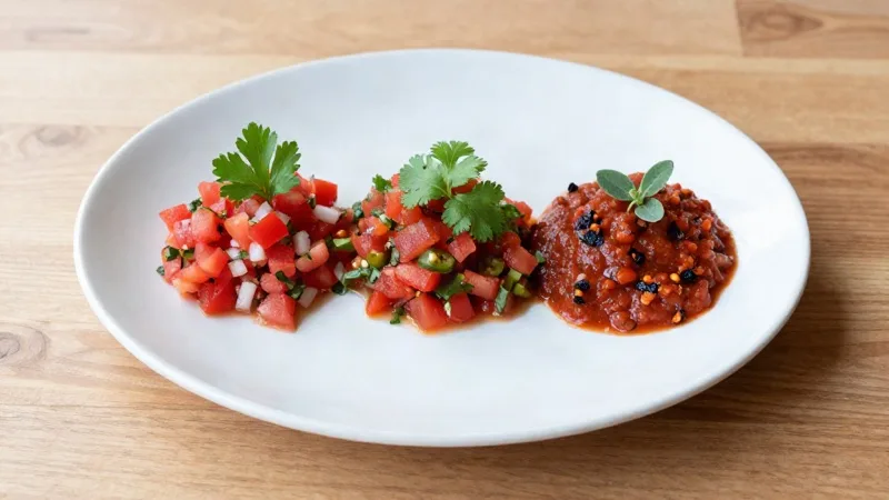 Homemade Salsa Trio (Mild, Medium, Hot)