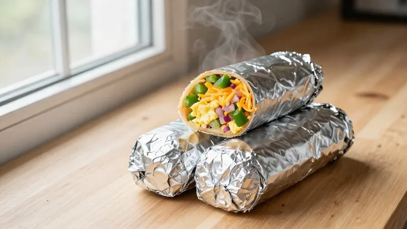 Freezer Breakfast Burrito Batch