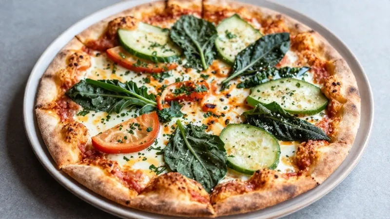 Garden Vegetable Pizza