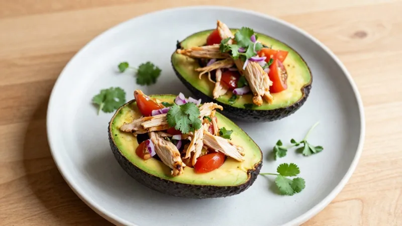 Avocado Chicken Salad Boats
