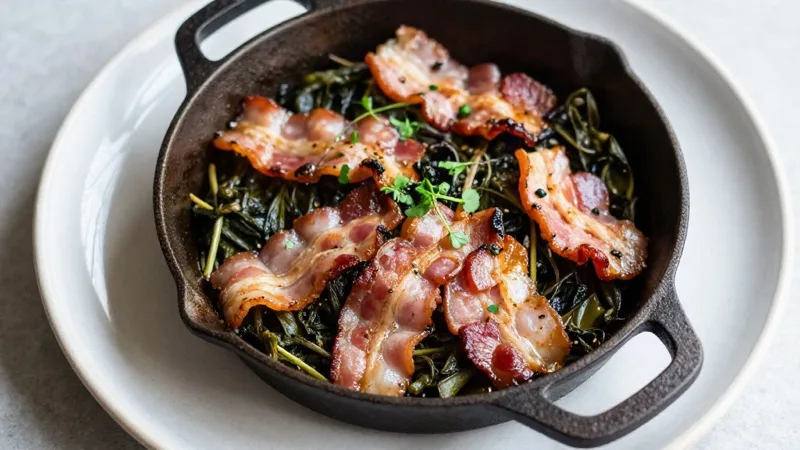 Bacon & Greens Skillet
