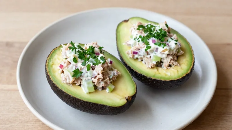 Tuna-Stuffed Avocado