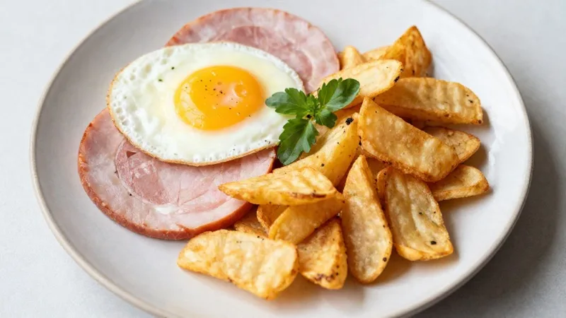 Ham, Egg & Chips