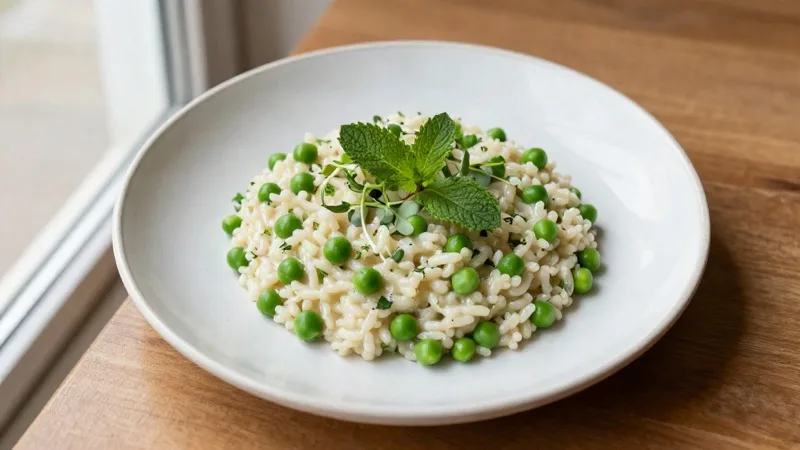 Pea & Mint Risotto