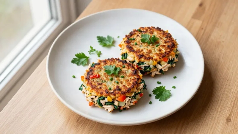 Turkey & Veggie Breakfast Patties