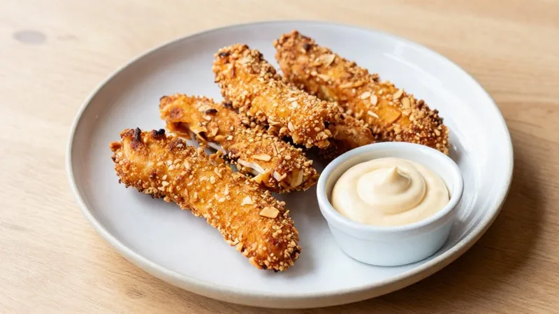 Baked Almond-Crusted Chicken Tenders