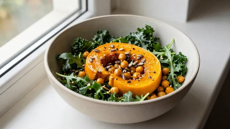 Honey-Roasted Butternut & Chickpea Bowl