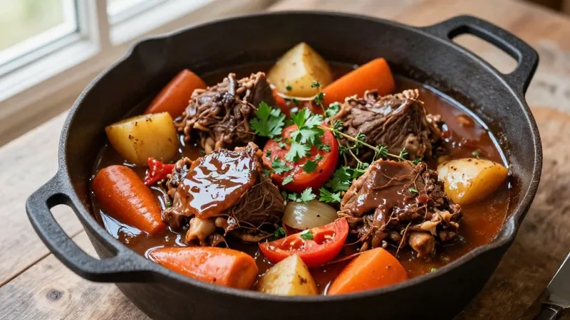 Oxtail Potjie